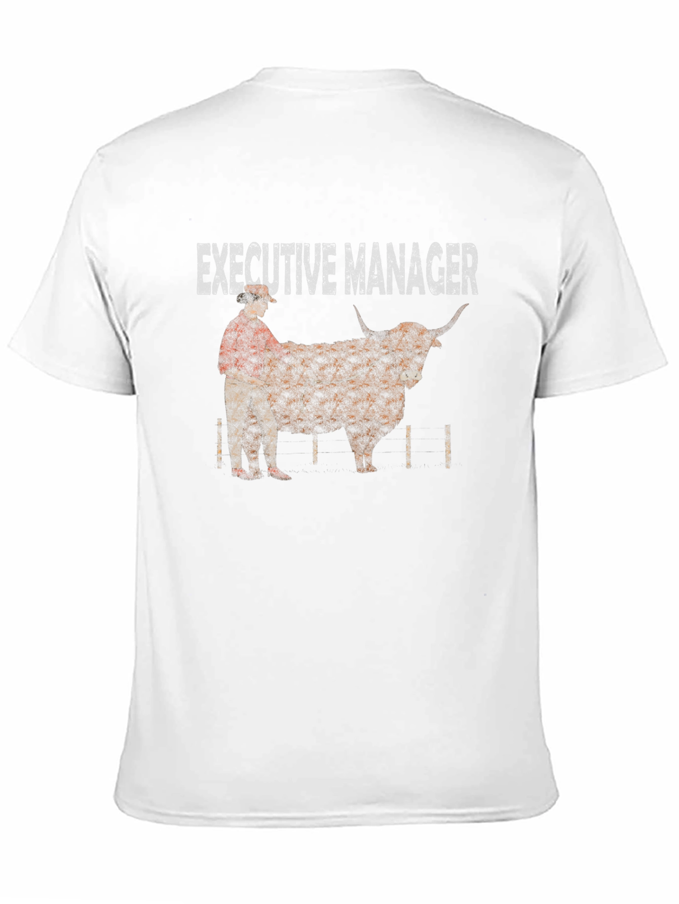 Black Executive Manager Bull T-Shirt view 11