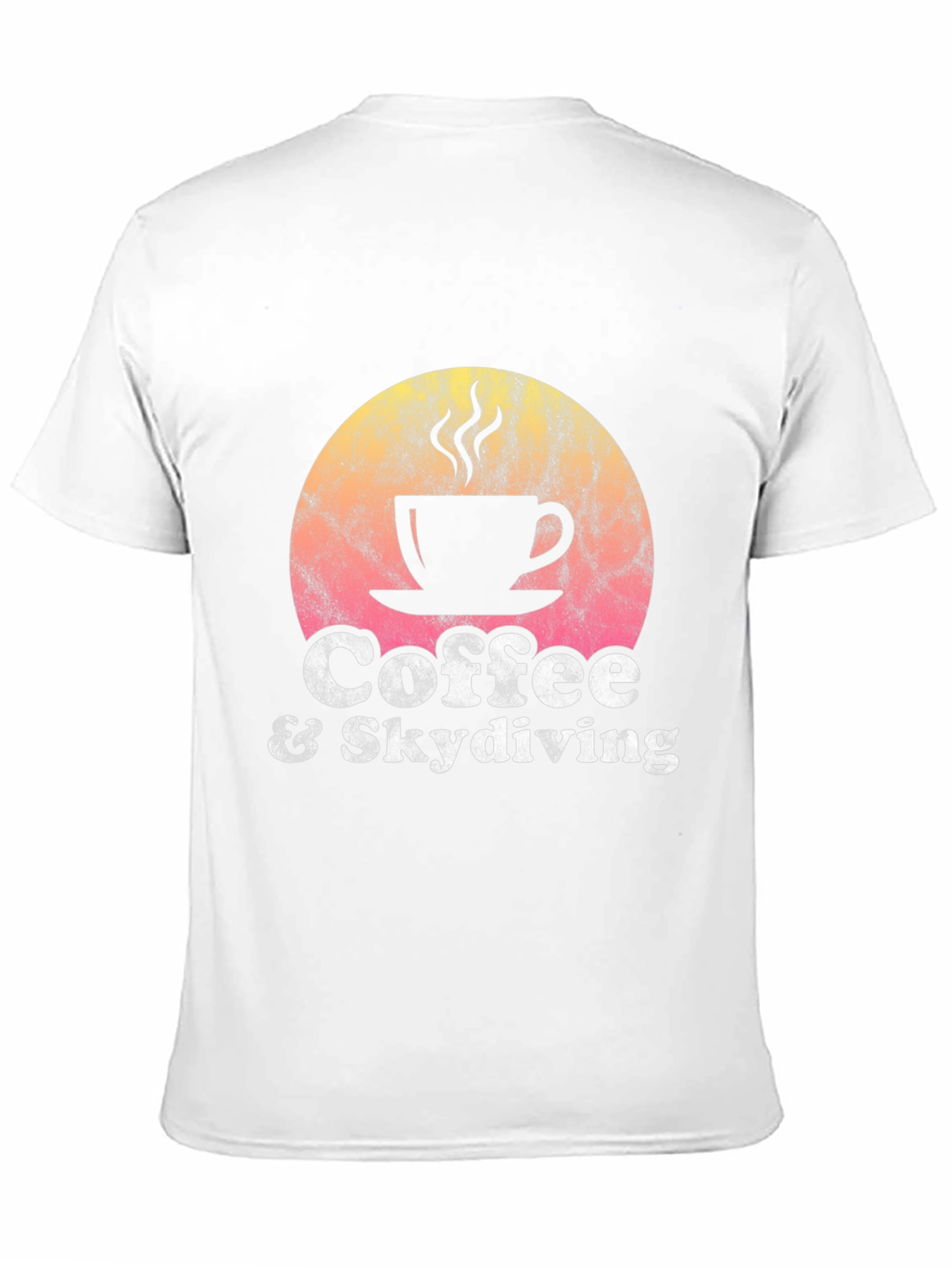 Black Coffee & Skydiving Graphic T-Shirt view 11