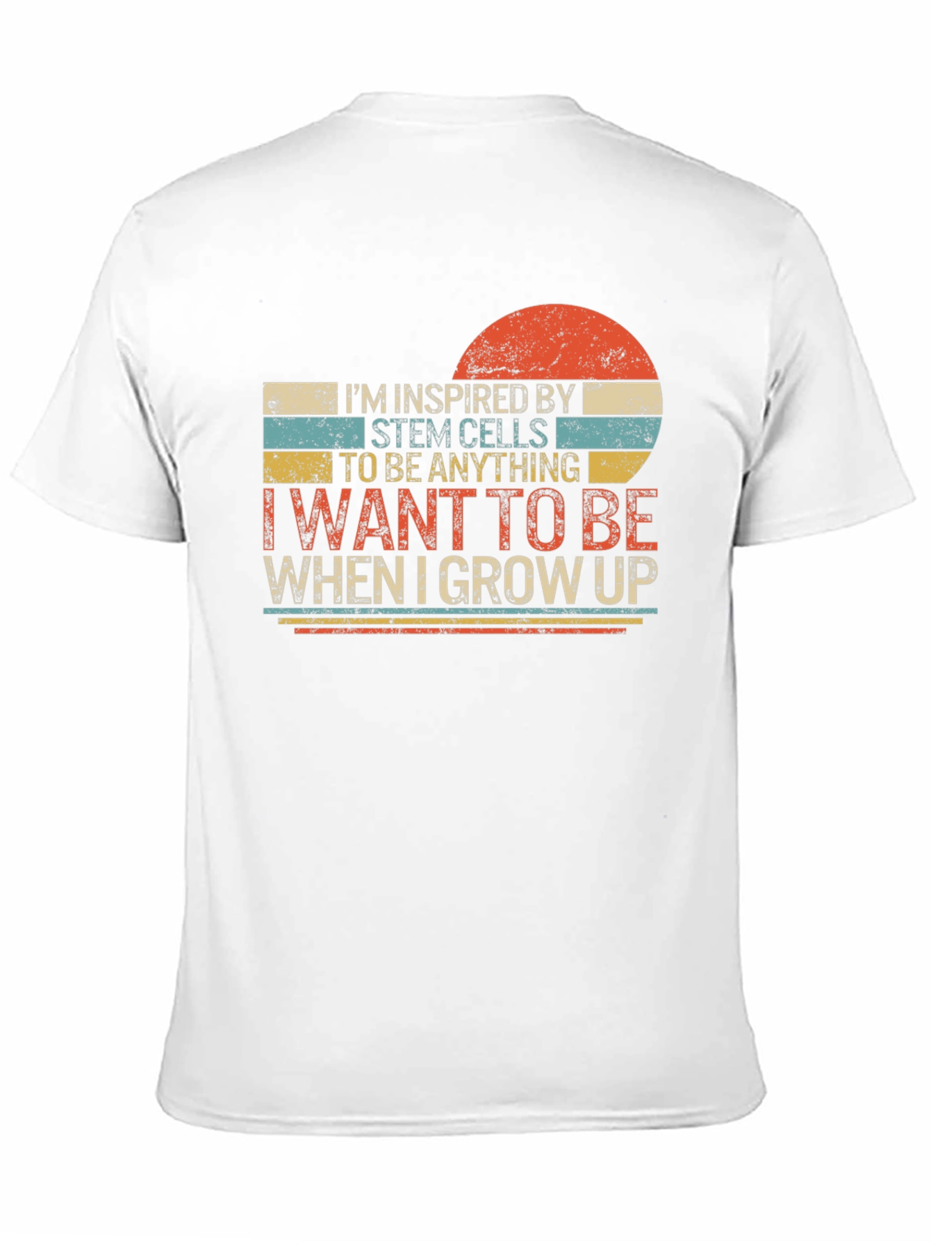 Black Stem Cells Inspired T-Shirt: Retro Science Tee view 11