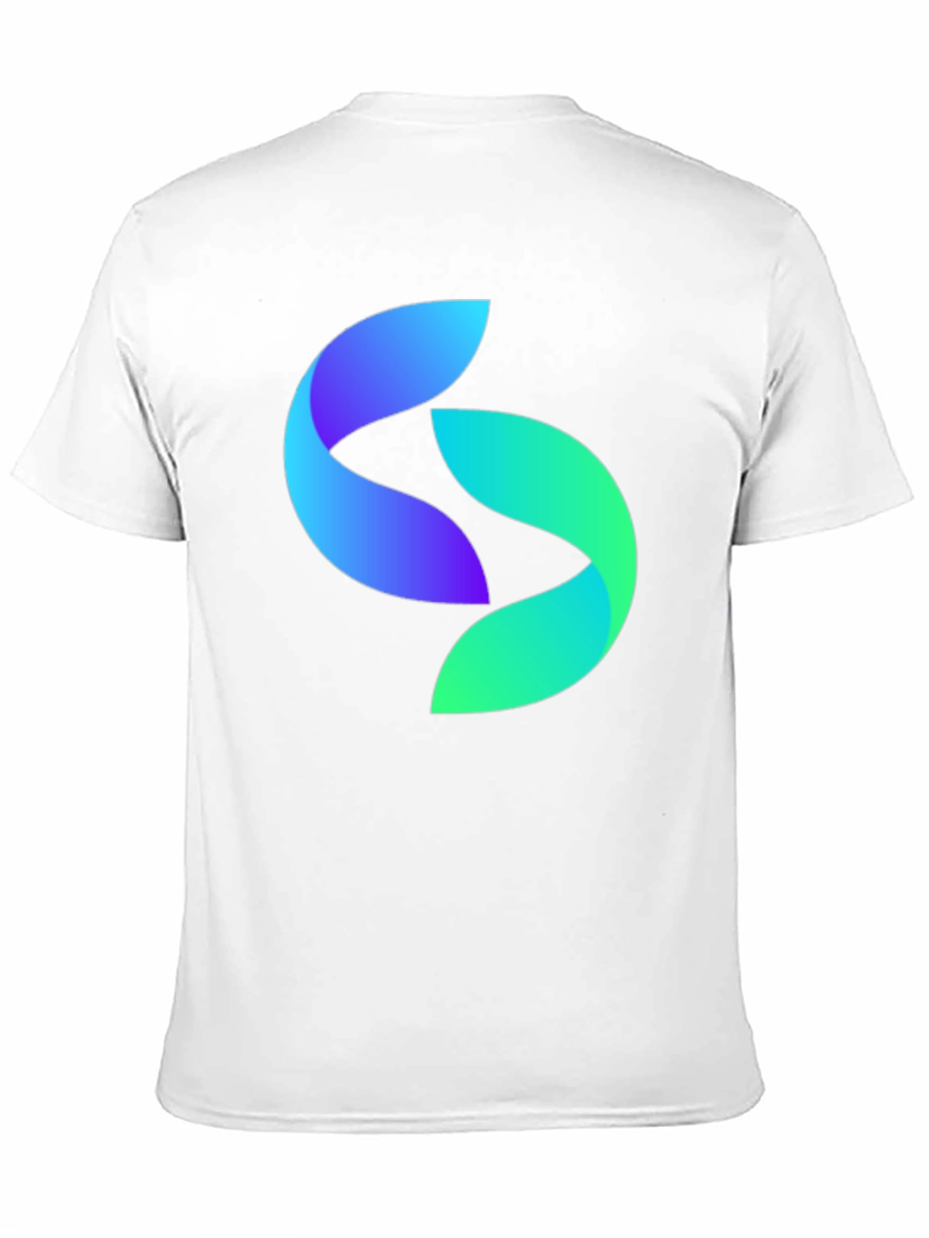 Black Abstract Logo Black T-Shirt view 11