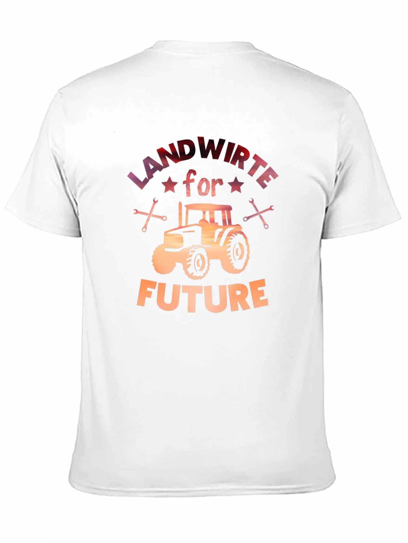 Black Landwirte for Future Tractor T-Shirt view 11