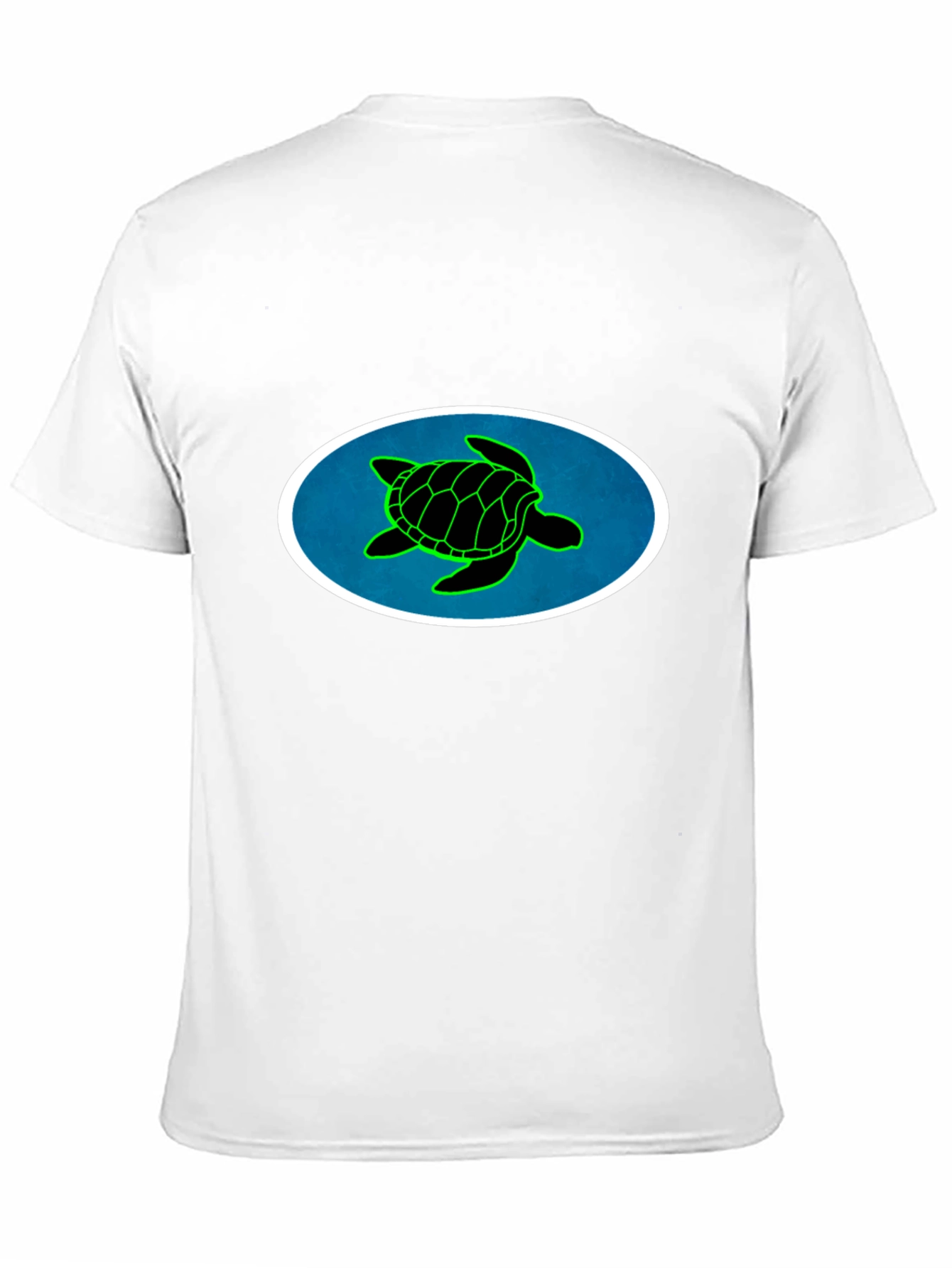 Black Turtle Graphic Tee - Black Cotton Blend view 11