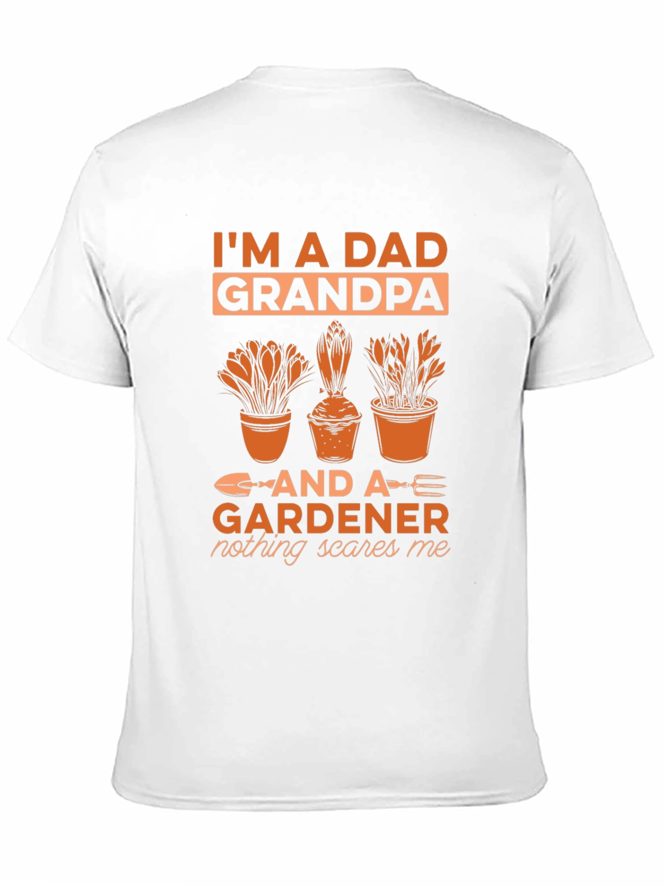Black Dad Grandpa Gardener Graphic Tee view 11