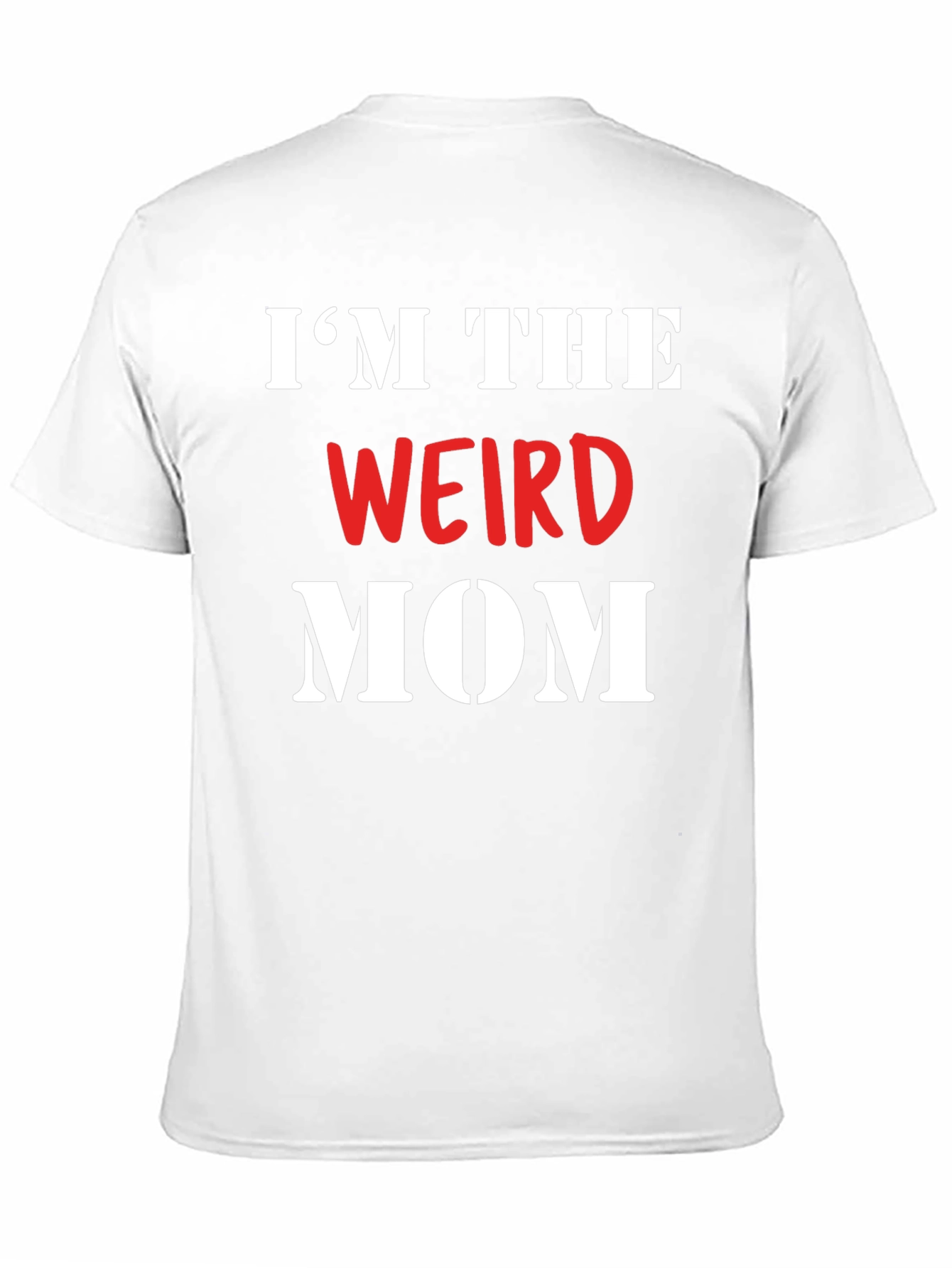 Black I'm The Weird Mom T-Shirt view 11