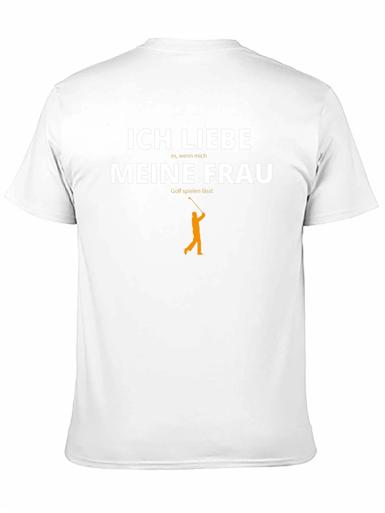 Black Ich Liebe Meine Frau Golf T-Shirt - Funny Golfer Tee view 11