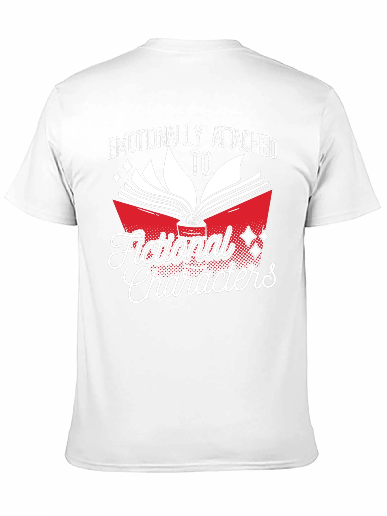 Black Emotionally Attached Fictional Characters T-Shirt view 11