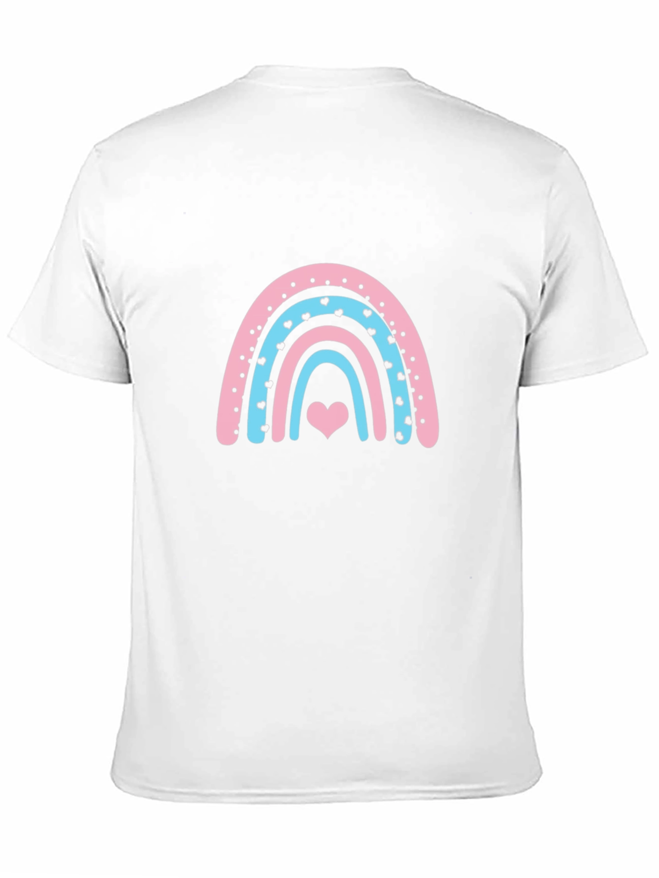 Black Rainbow Heart Graphic Tee - Black view 11