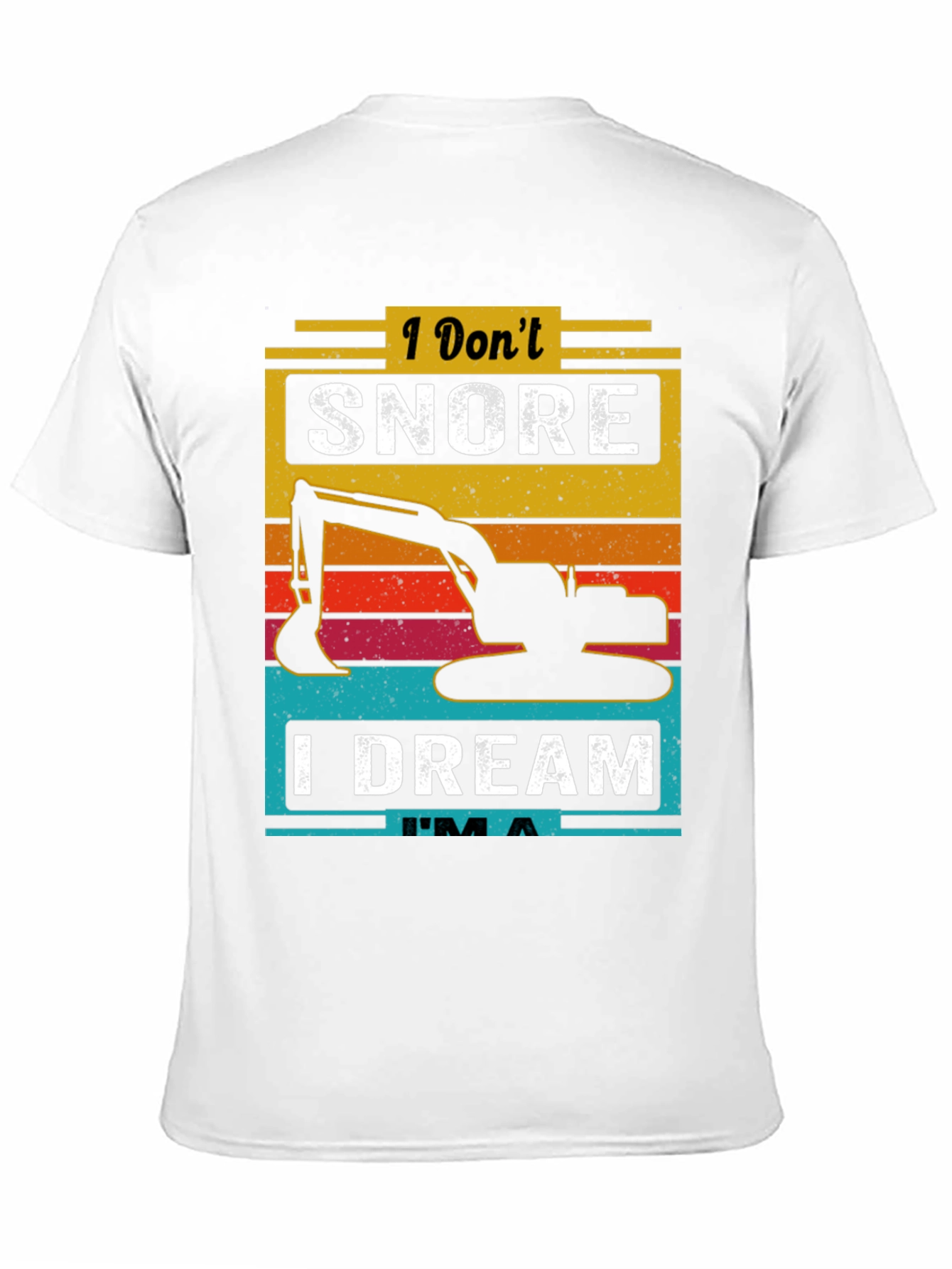 Black I Don't Snore I Dream I'm A T-Shirt  view 11