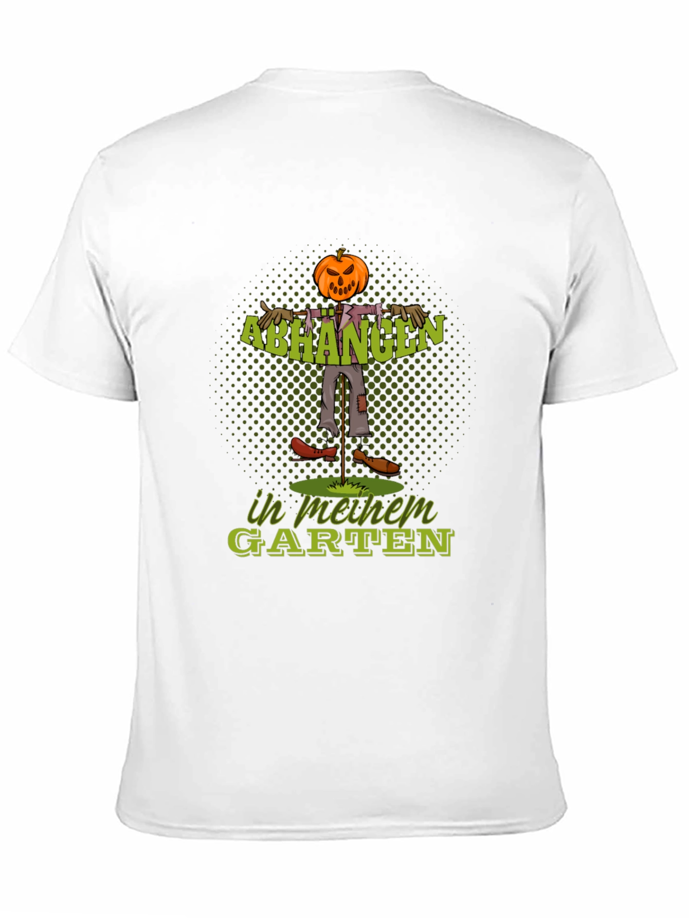Black Halloween Scarecrow Pumpkin T-Shirt view 11