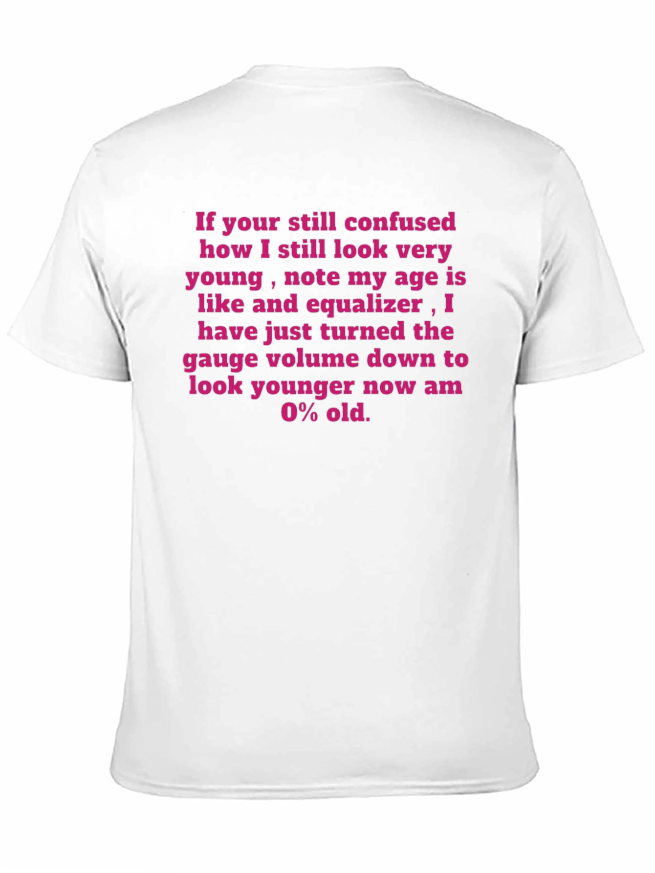 Black Funny 0% Old T-Shirt view 11