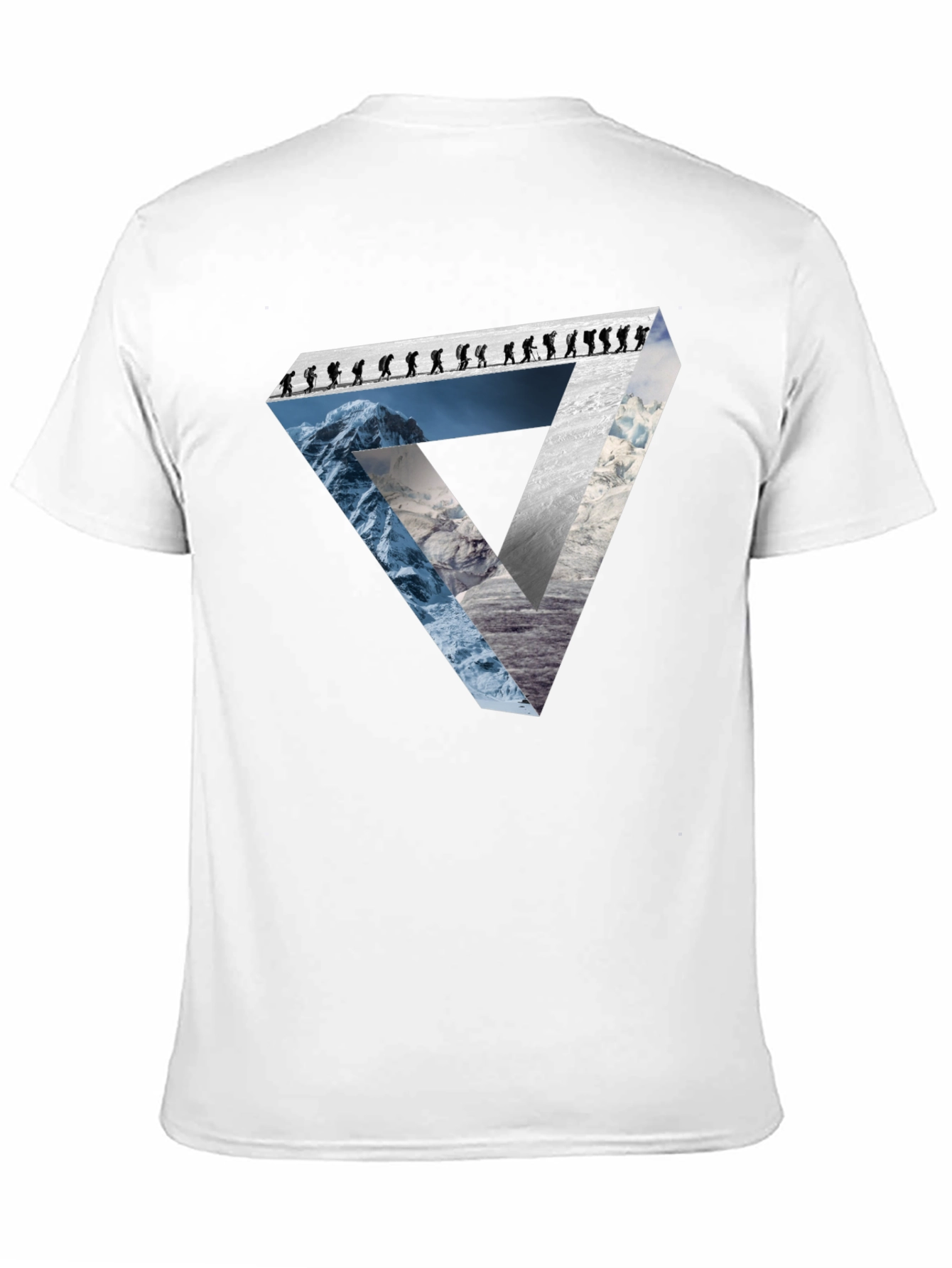 Black Mountain Climber Triangle Graphic Tee view 11