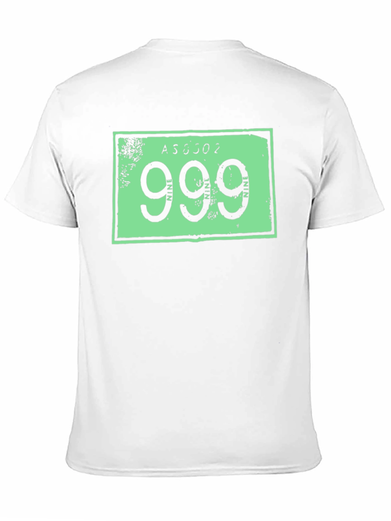 Black 999 Graphic Print Tee - Black view 11