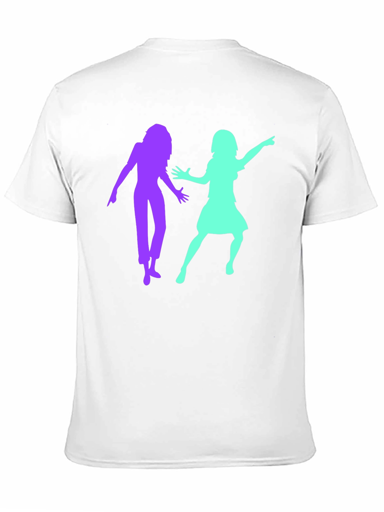 Black Funky Silhouette Graphic Tee - Black view 11