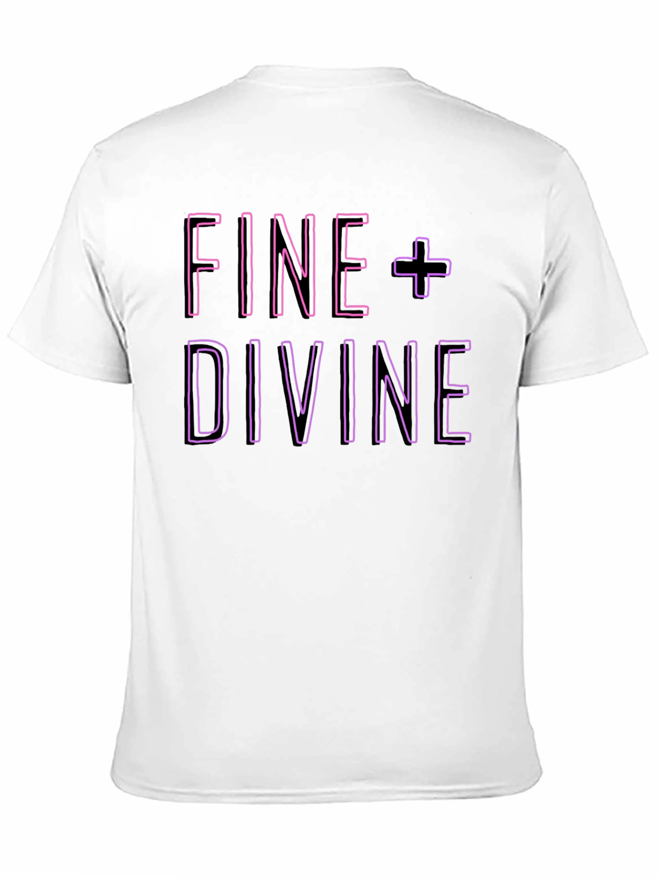 Black Fine + Divine Graphic Tee view 11