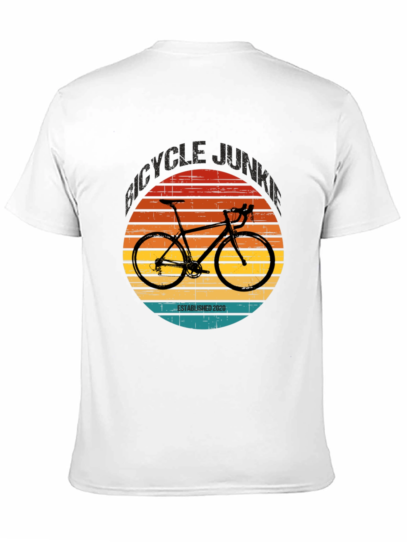Bicycle Junkie Established 2020 T-Shirt - 11