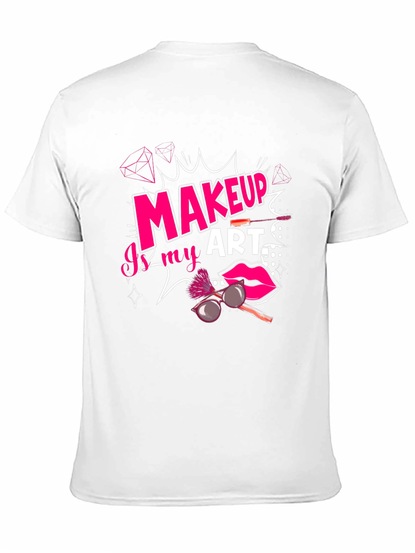 Black Makeup is My Art T-Shirt - Black view 11