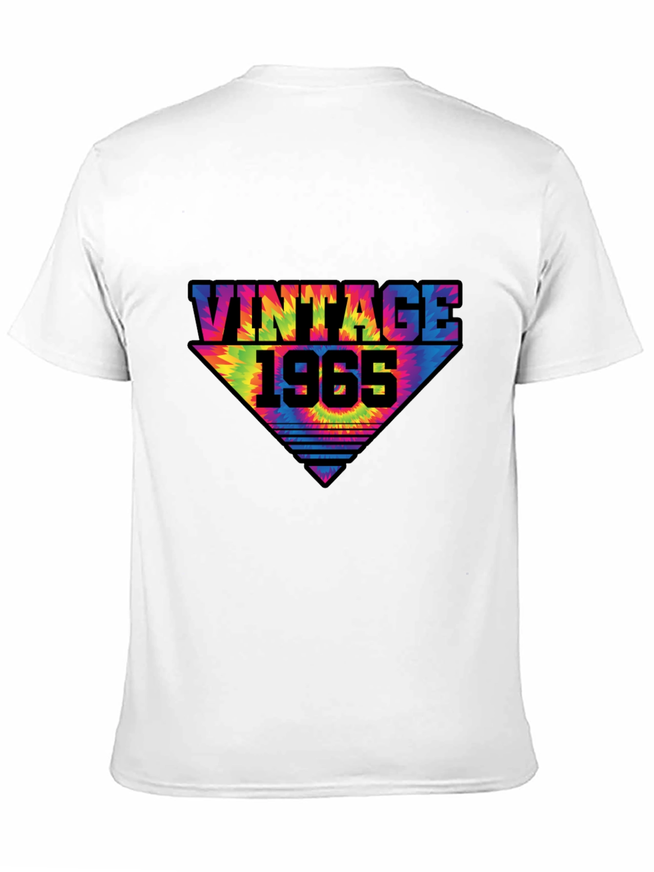 Black Vintage 1965 Tie Dye T-Shirt view 11