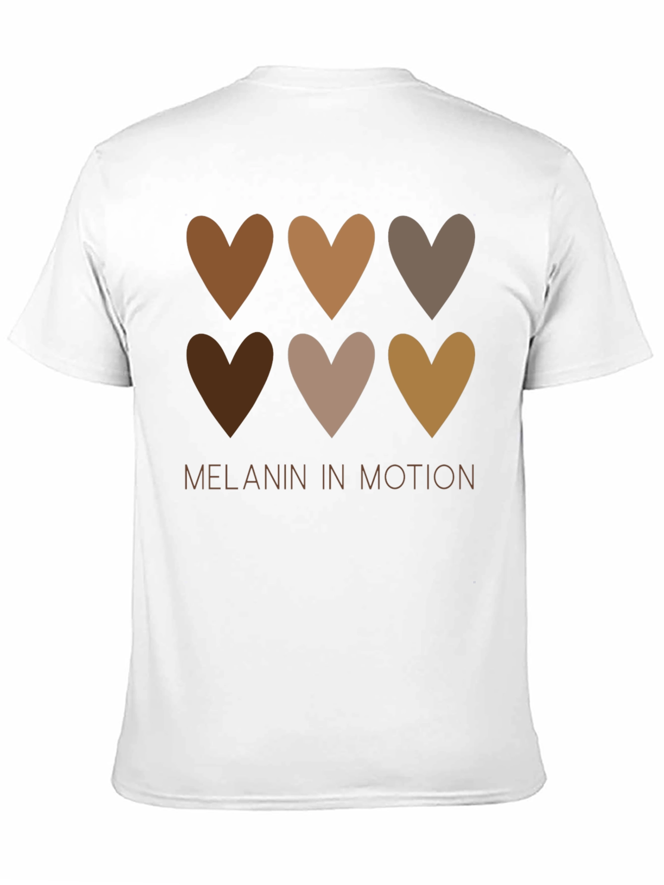 Black Melanin in Motion Graphic Tee - Black view 11