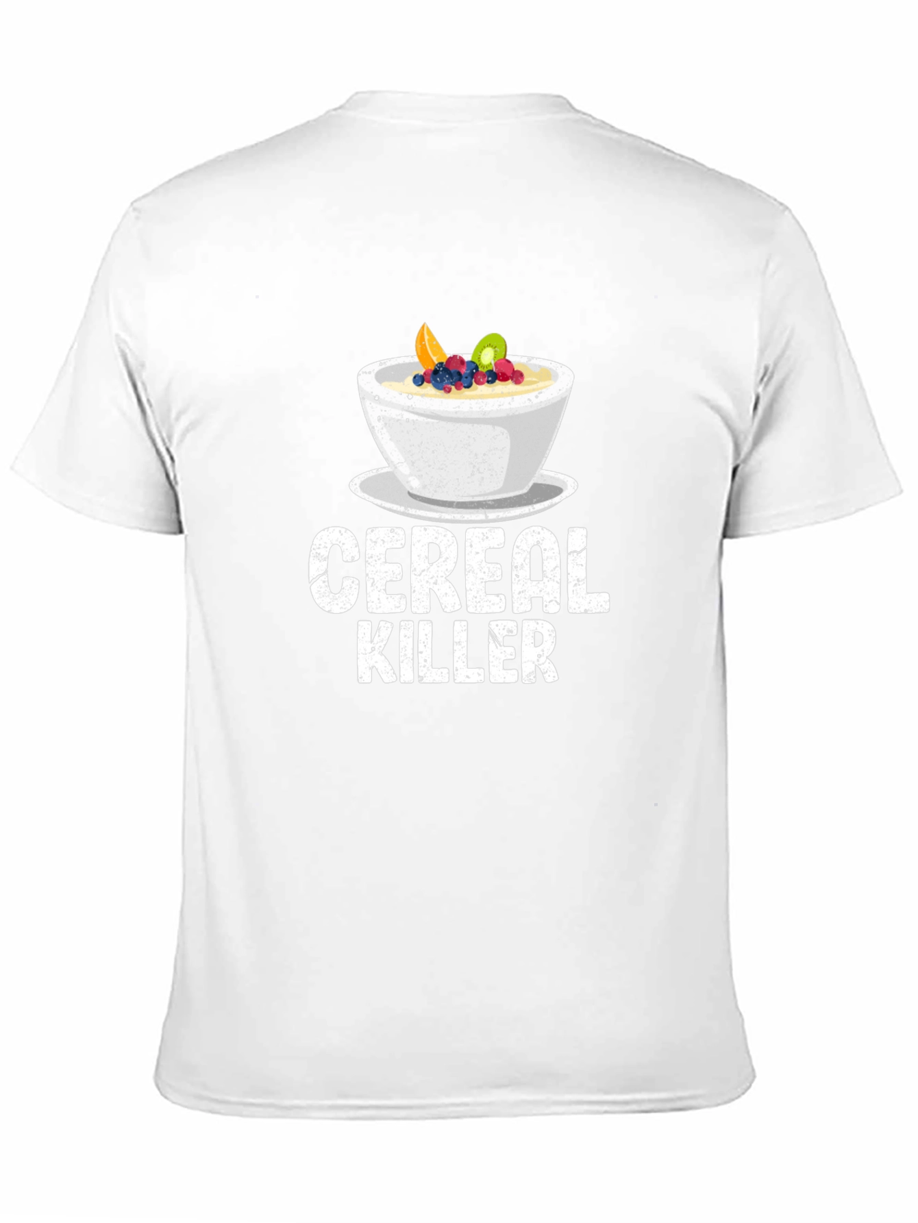 Black Cereal Killer Graphic Tee - Funny Food Pun Shirt view 11