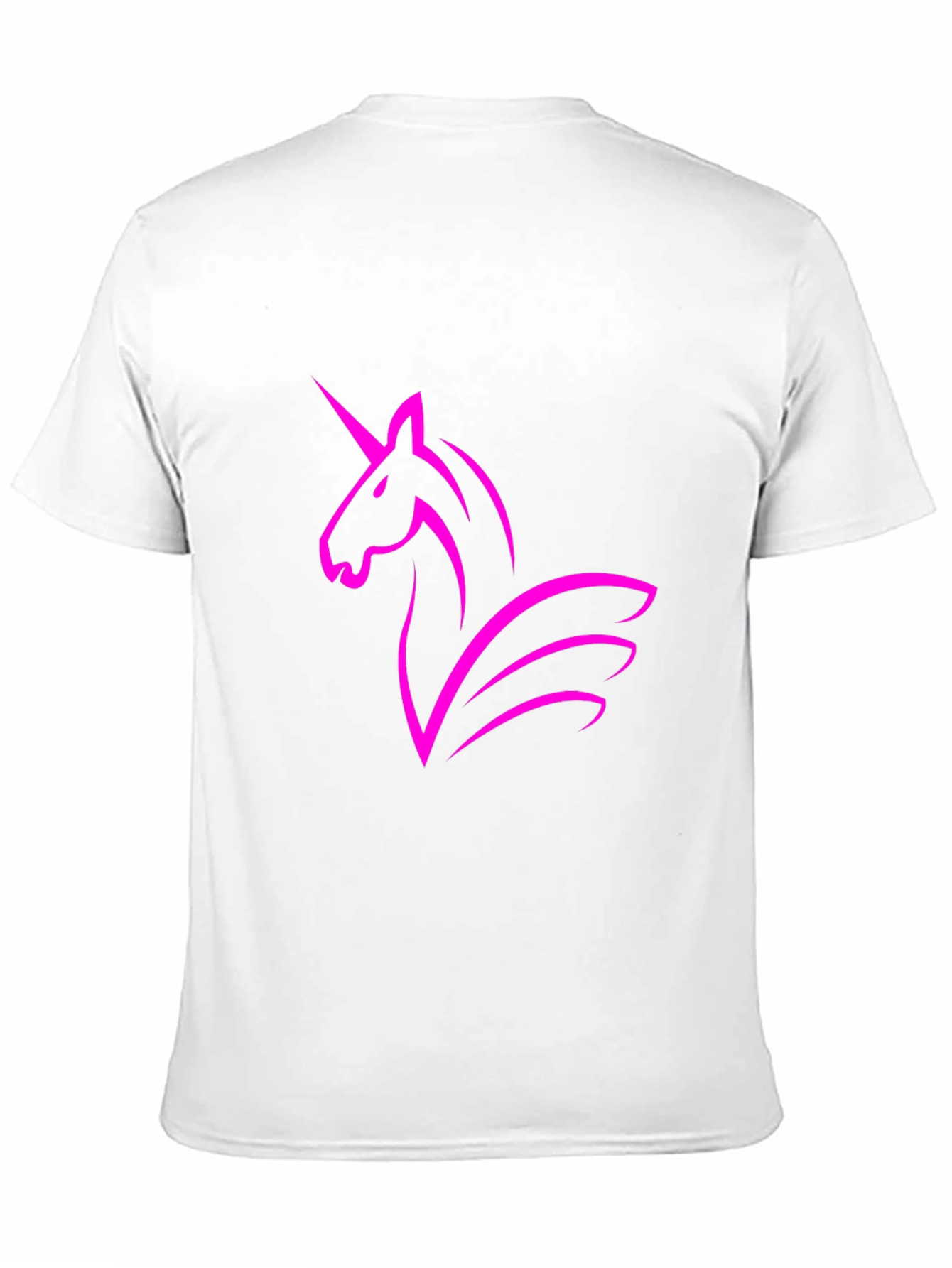 Black Black T-Shirt with Unicorn Graphic view 11