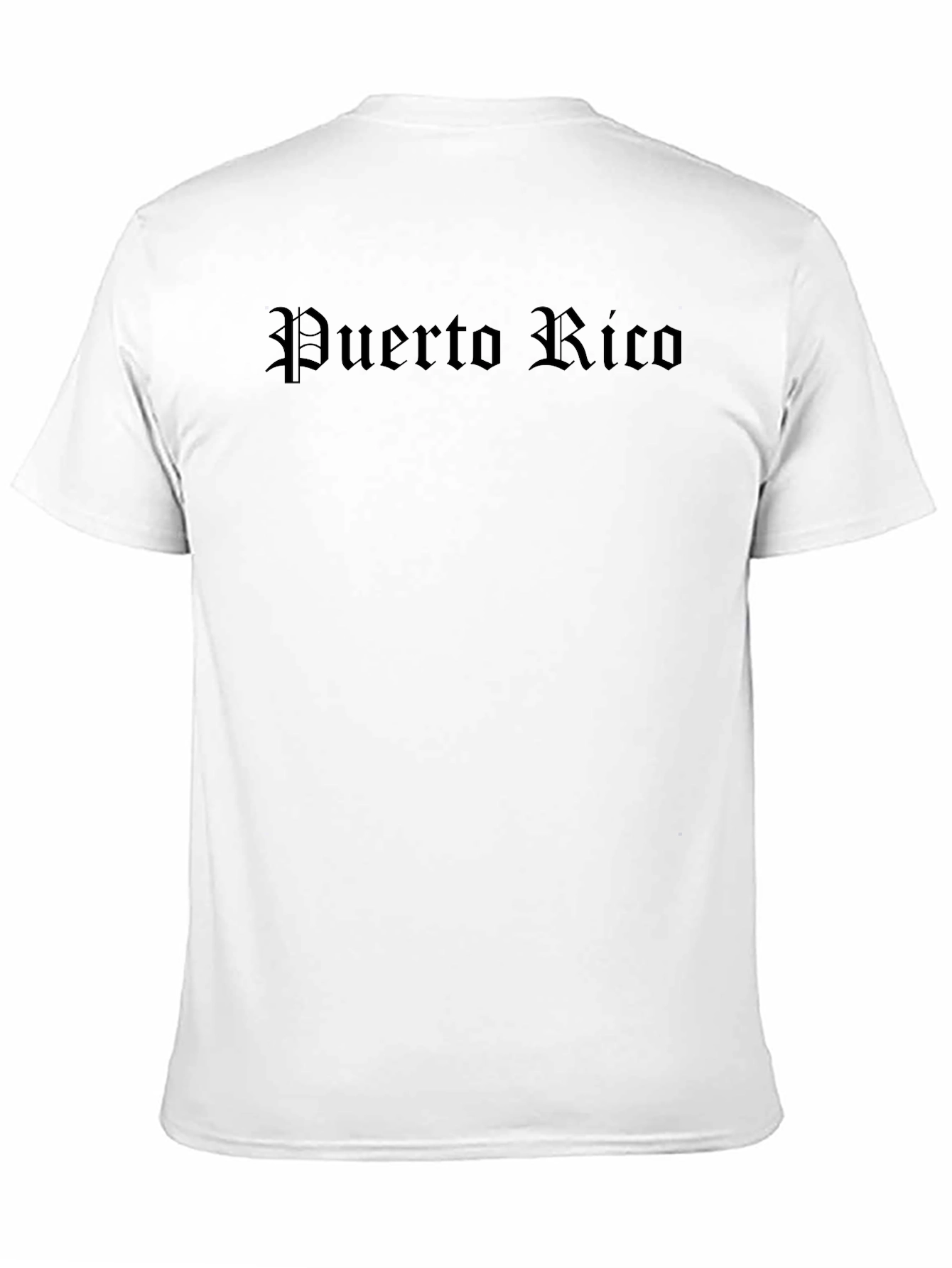 Puerto Rico Gothic Style Black T-Shirt - 11