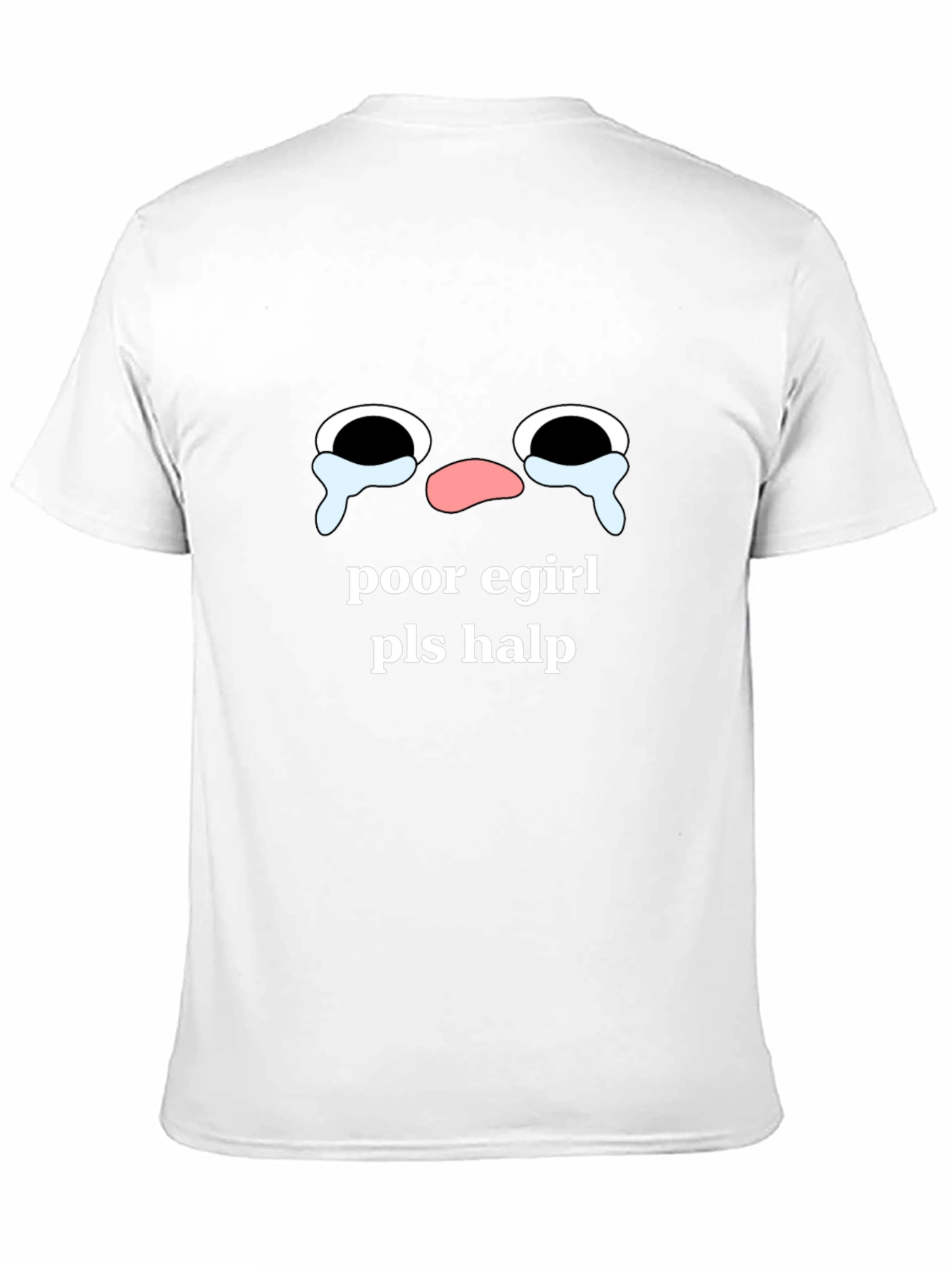 Black E-Girl Emoji Black T-Shirt - Funny Meme Tee view 11