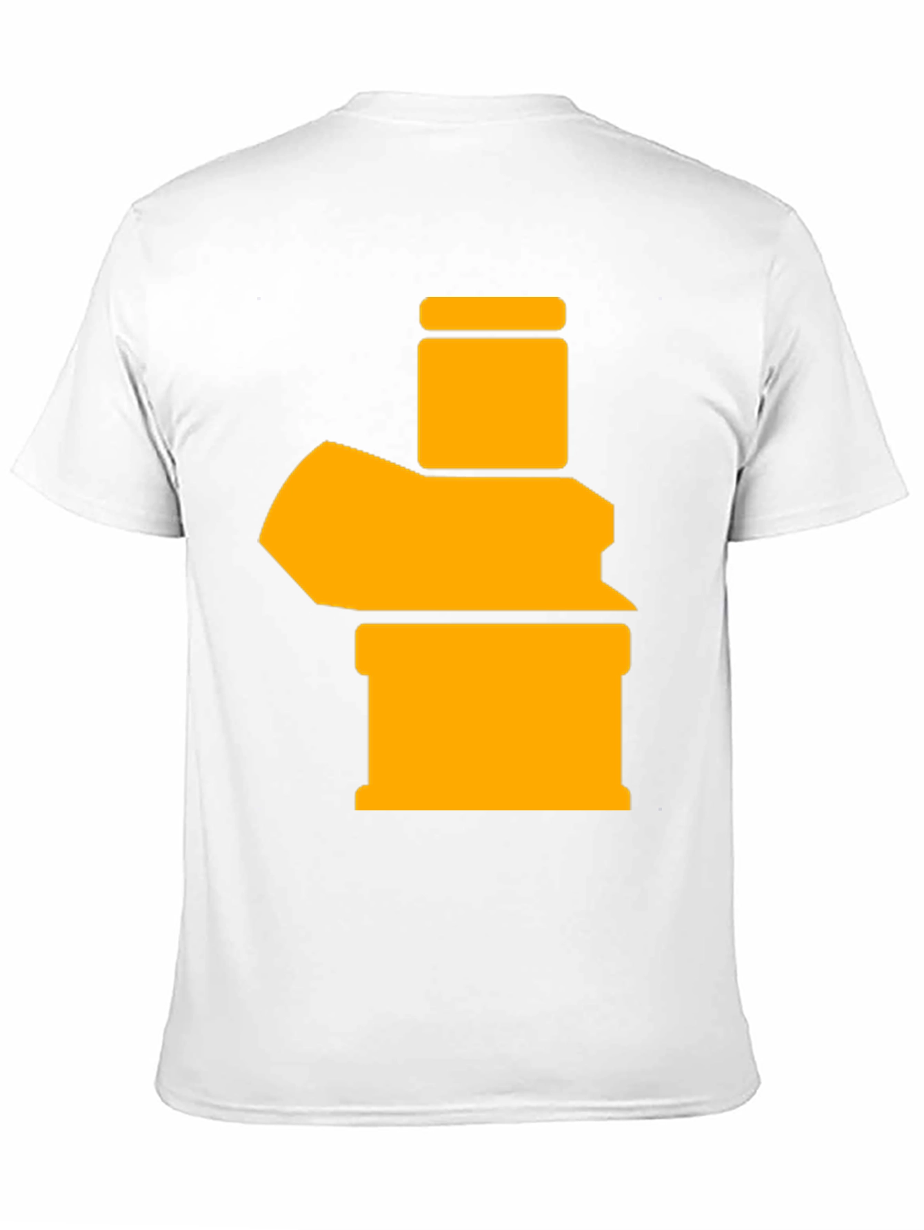 Black Abstract Graphic Tee - Black Cotton Blend view 11