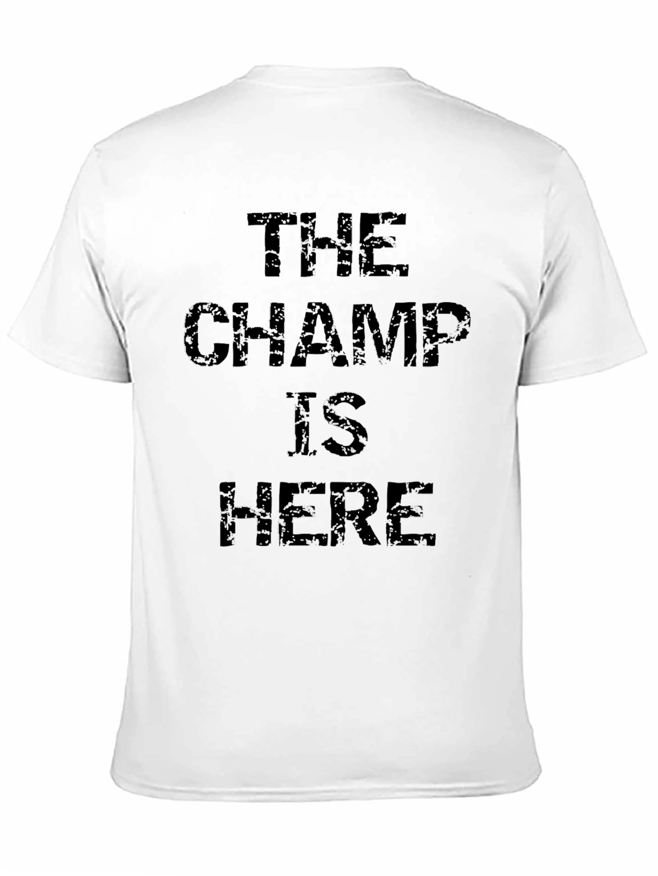 Black The Champ Is Here Black Graphic Tee view 11