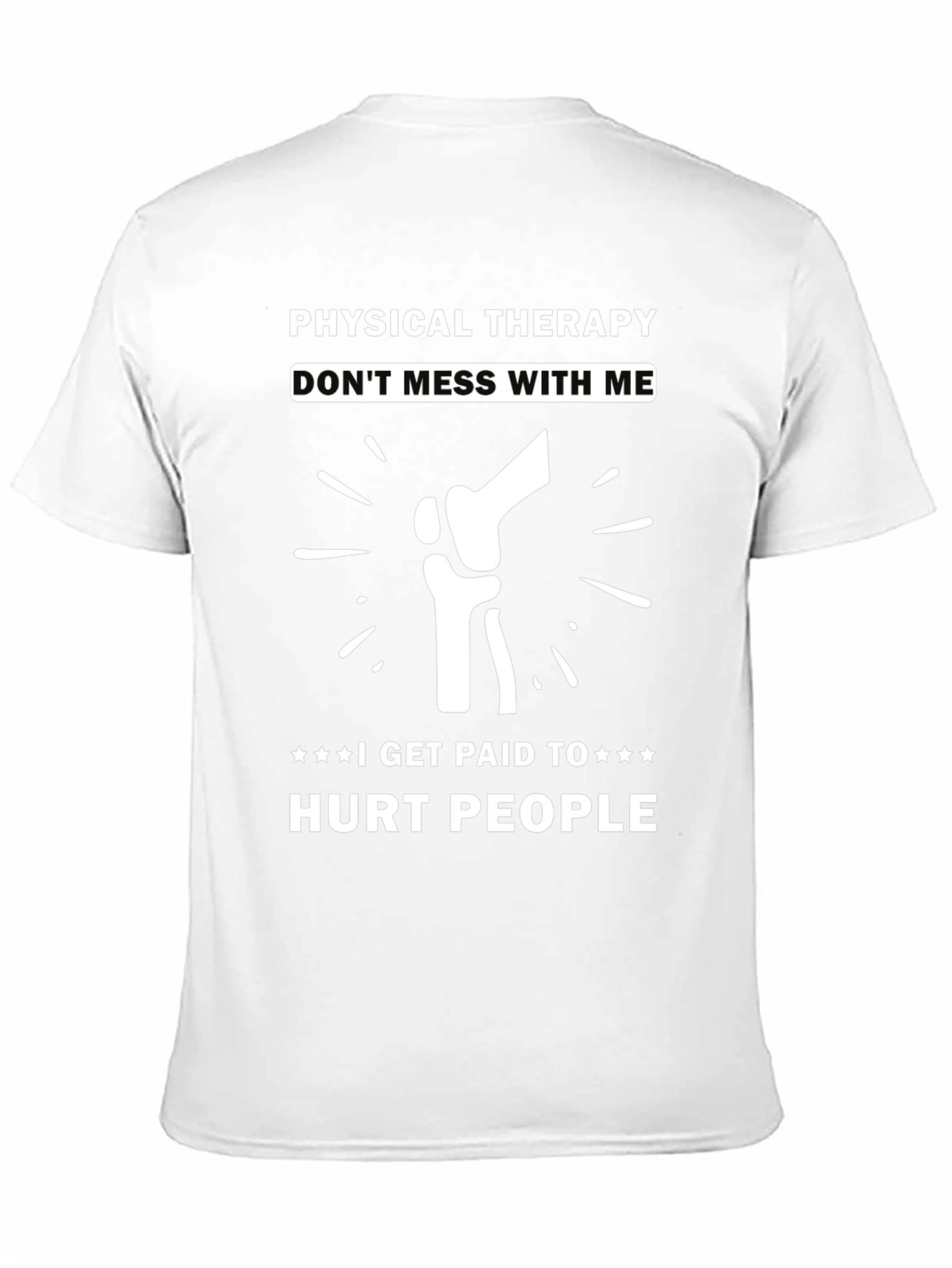 Black Physical Therapy "Hurt People" Graphic Tee view 11