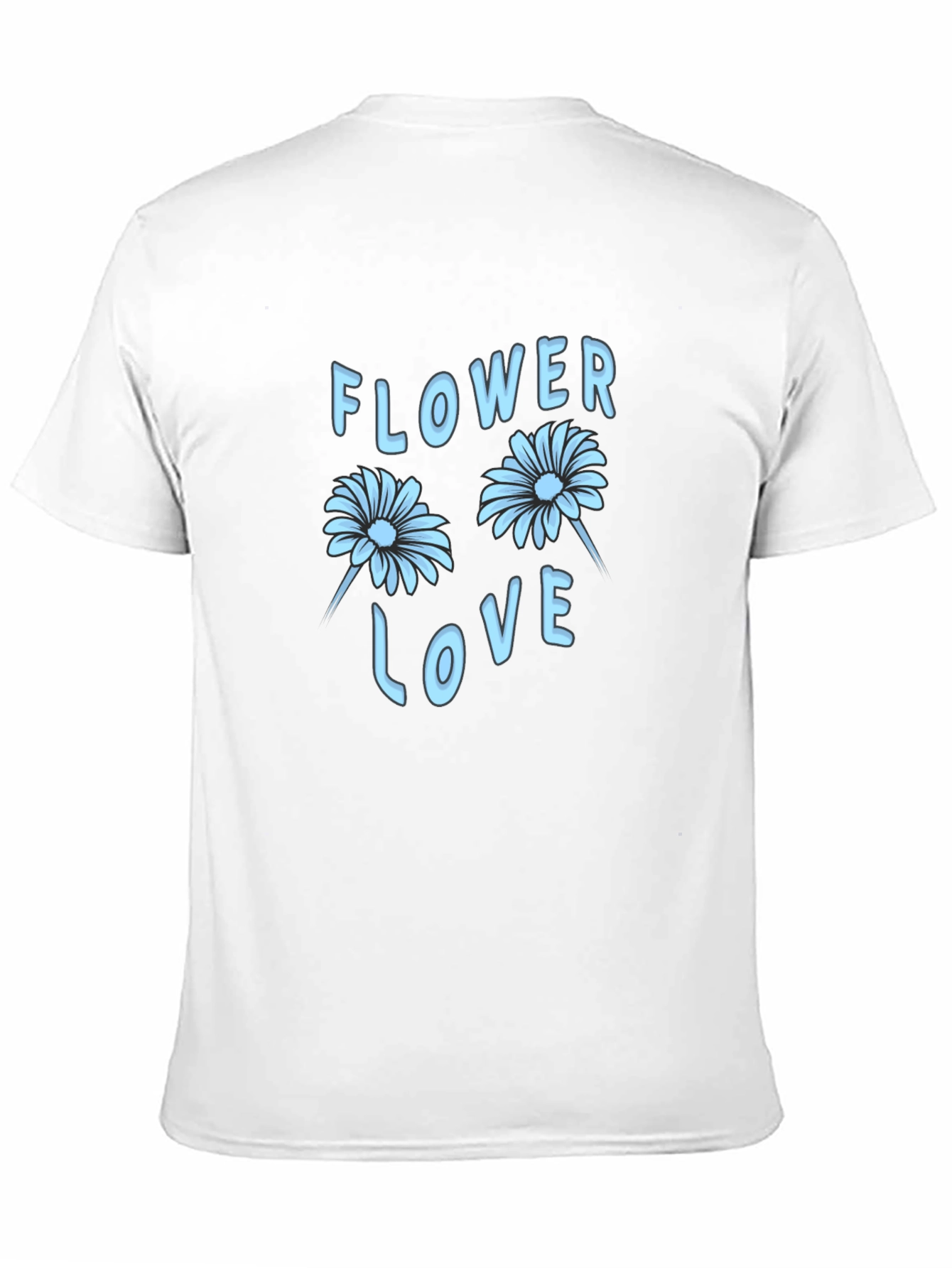 Black Flower Love Graphic Tee - Stylish Black T-Shirt view 11