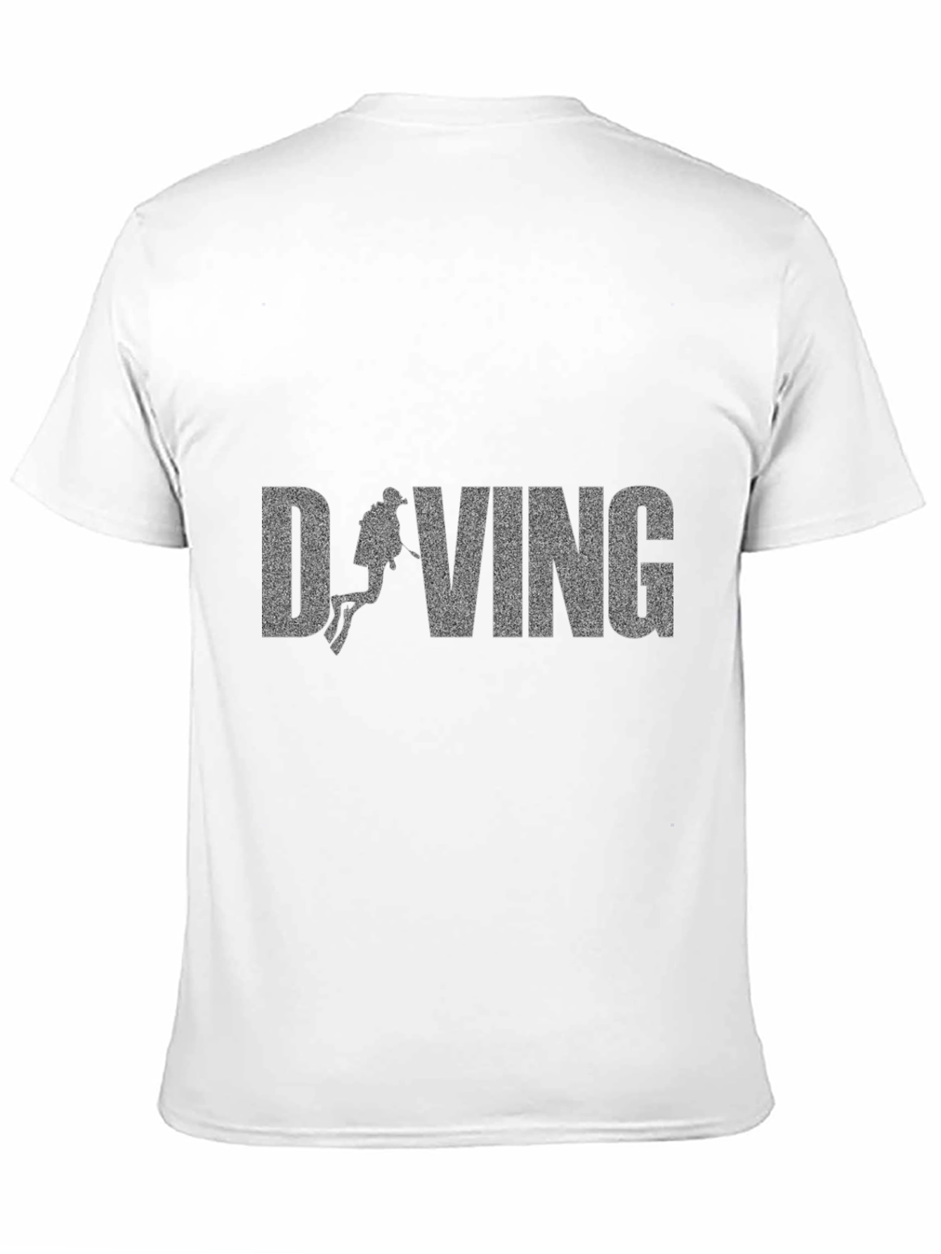 Black Diving Graphic T-Shirt - Black view 11