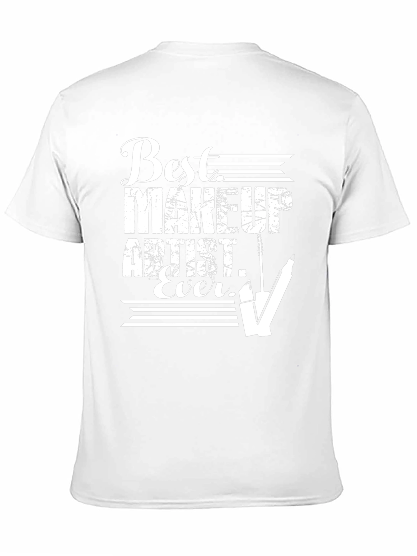Black Best Makeup Artist Ever T-Shirt, Unisex Tee view 11