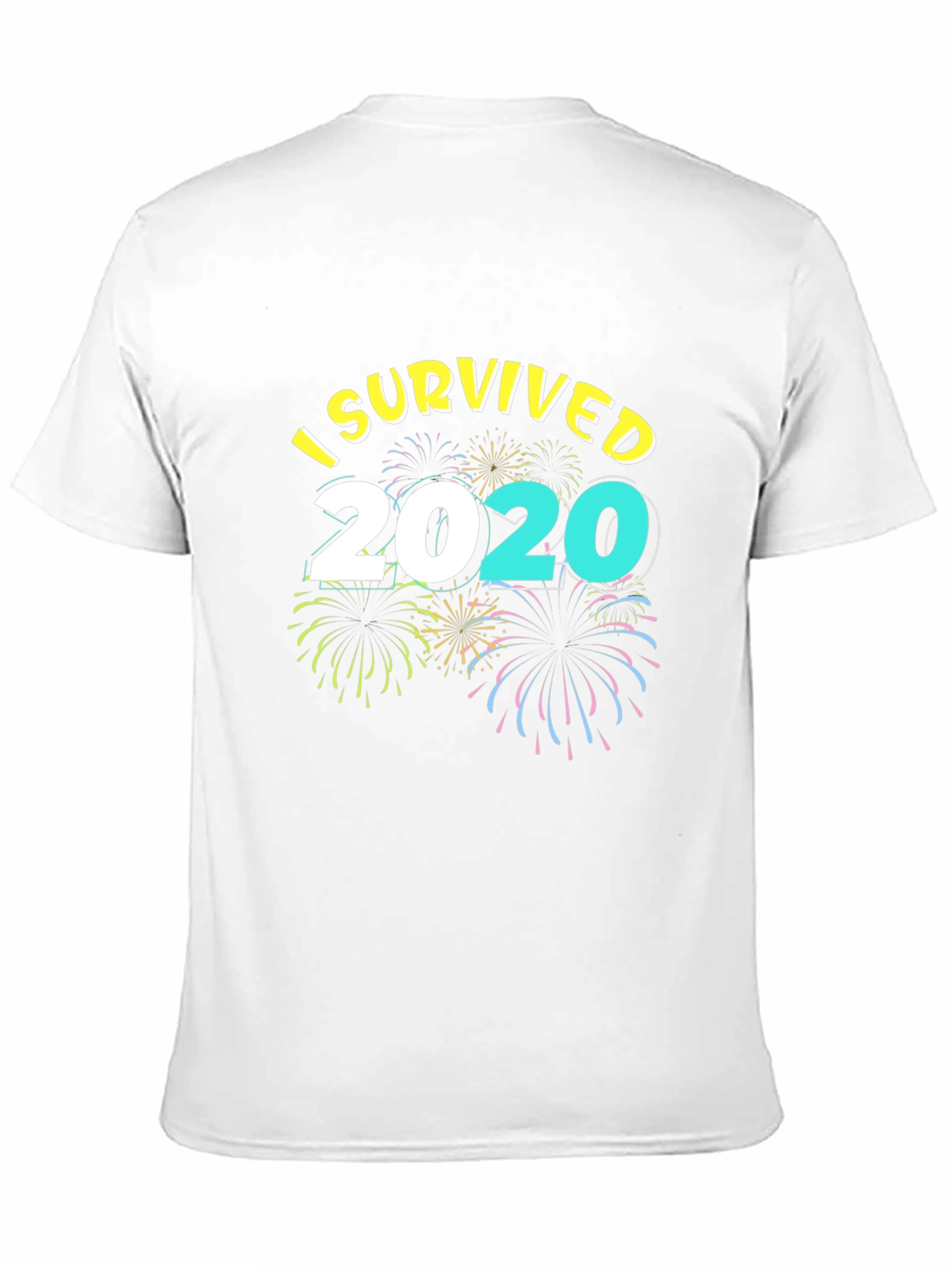 Black I Survived 2020 T-Shirt - Novelty Graphic Tee view 11