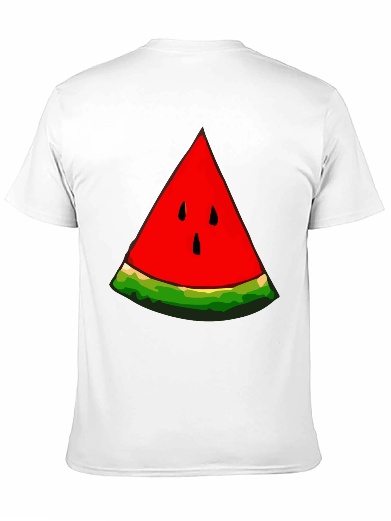 Black Watermelon Slice Graphic T-Shirt - Unisex Summer Style view 11
