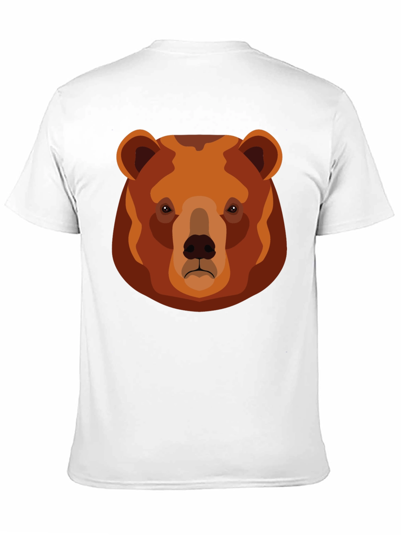 Black Grizzly Bear Graphic T-Shirt - Black Cotton Tee view 11