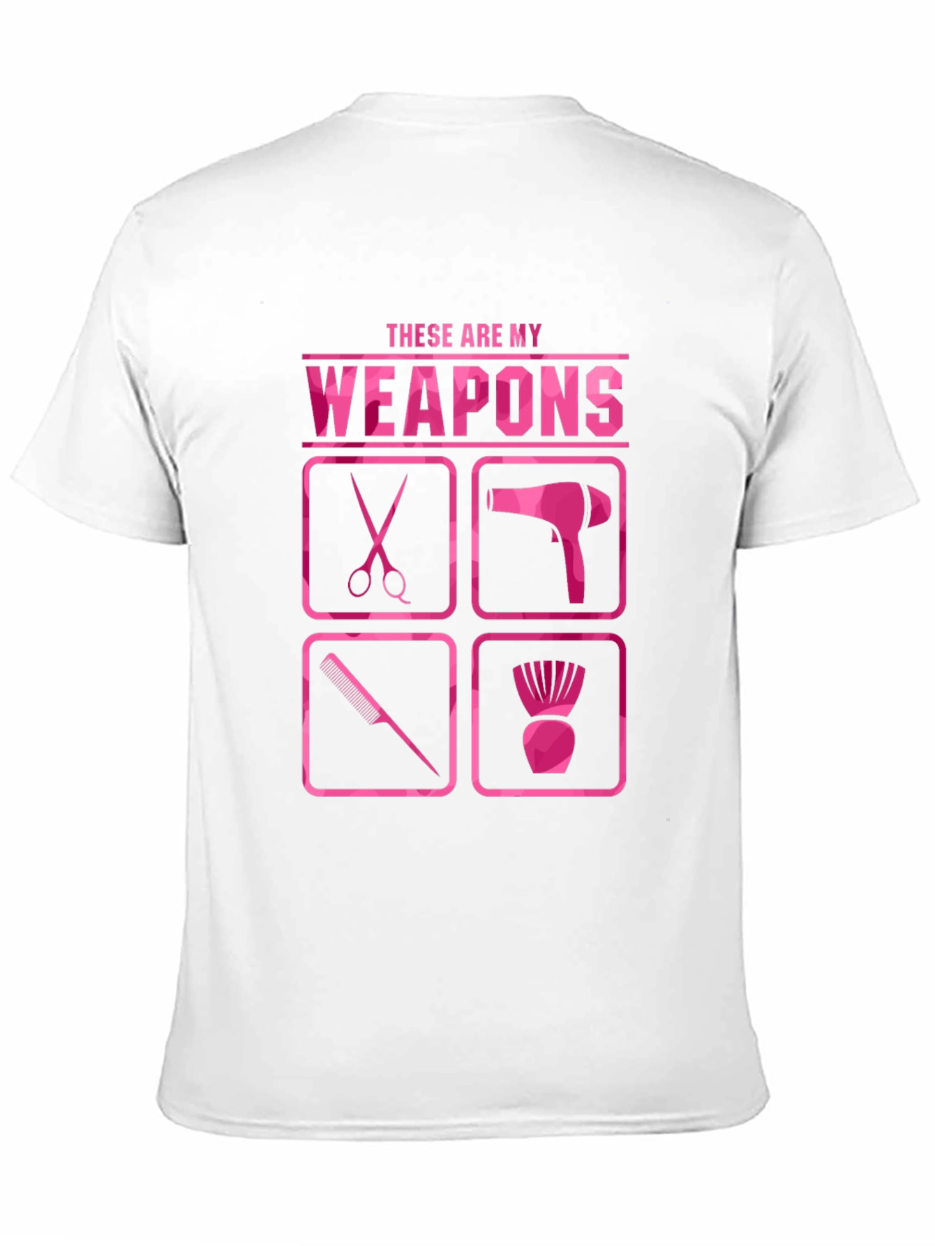 Black Hairstylist Weapons T-Shirt - Salon Life view 11