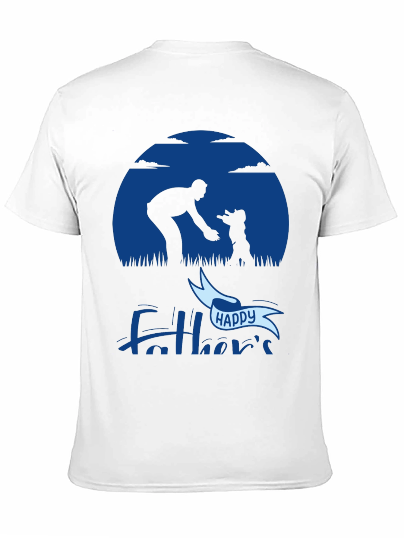 Black Happy Father's Day Black T-Shirt view 11