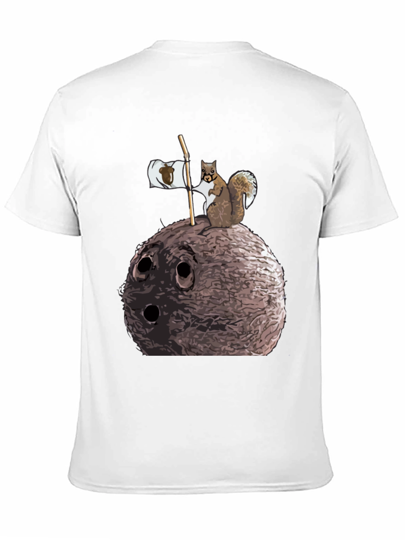 Black Nutty Squirrel Graphic Tee - Unique Humor view 11