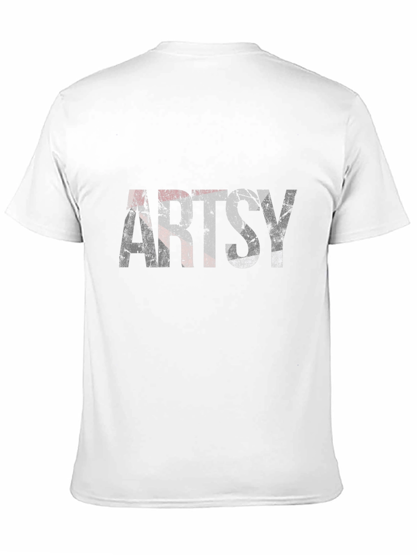 Black Artsy Graphic Print Black T-Shirt view 11