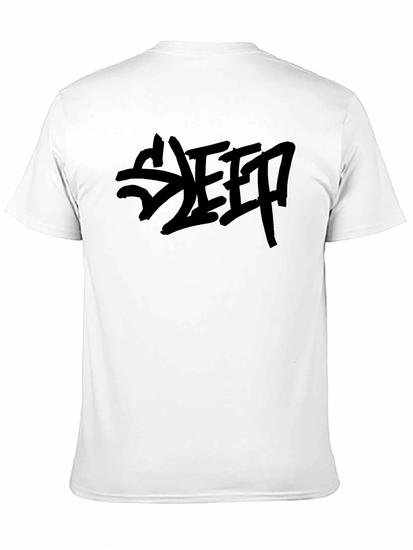 Black Black Graphic Tee: Street Art Style view 11