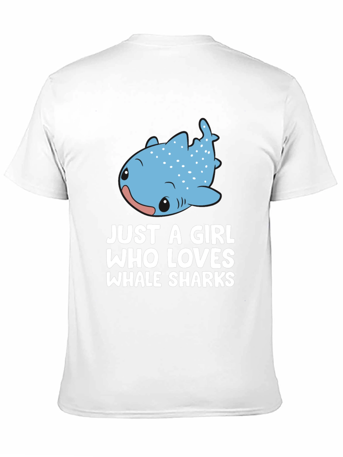 Black Just A Girl Who Loves Whale Sharks Black T-Shirt view 11
