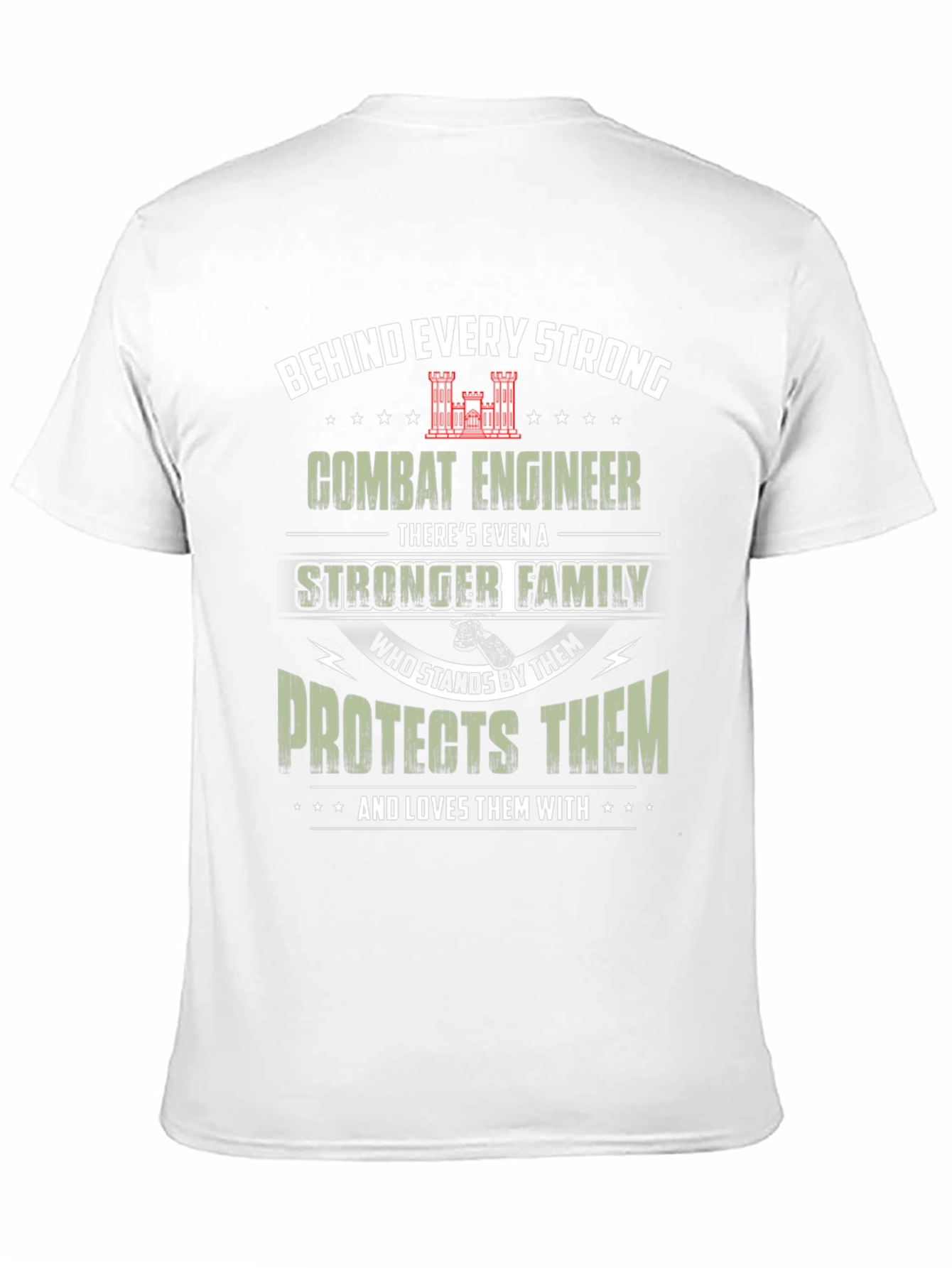 Strong Family Combat Engineer T-Shirt - 11