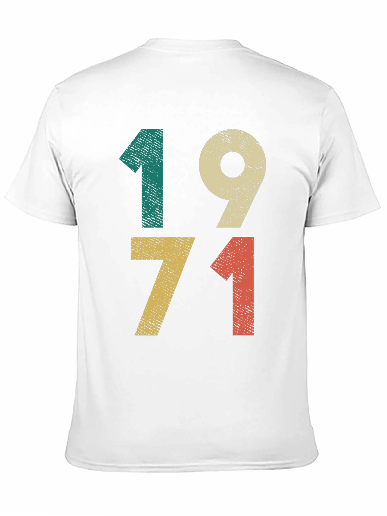 Black Retro 1971 T-Shirt - Vintage Style Birthday Tee view 11