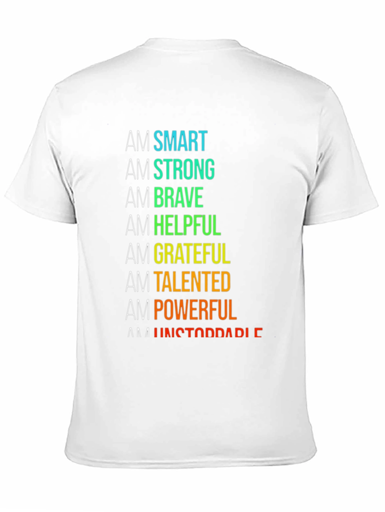 Black Affirmation T-Shirt: Smart, Strong, Brave & More! view 11
