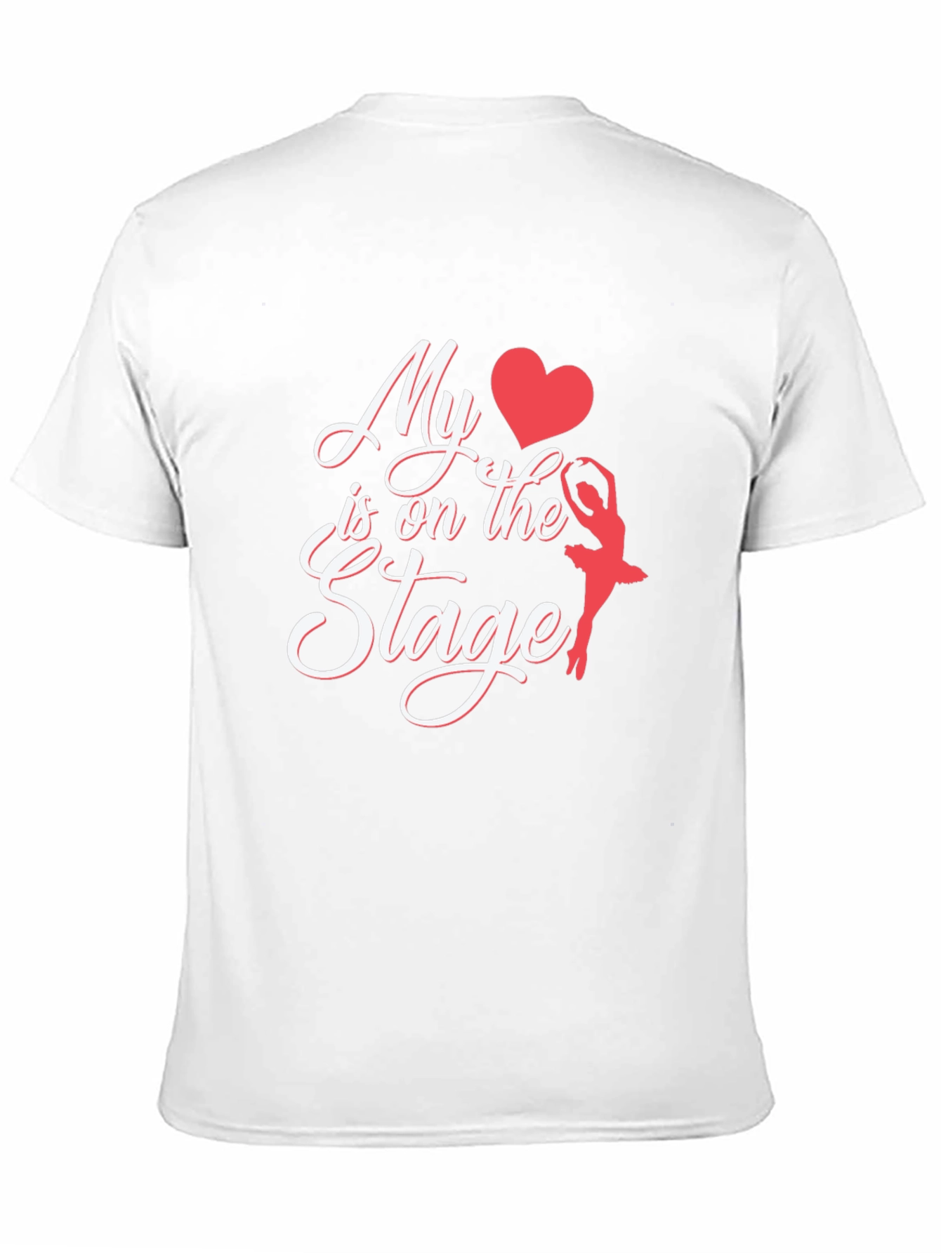 Black My Heart is on the Stage Ballet T-Shirt view 11