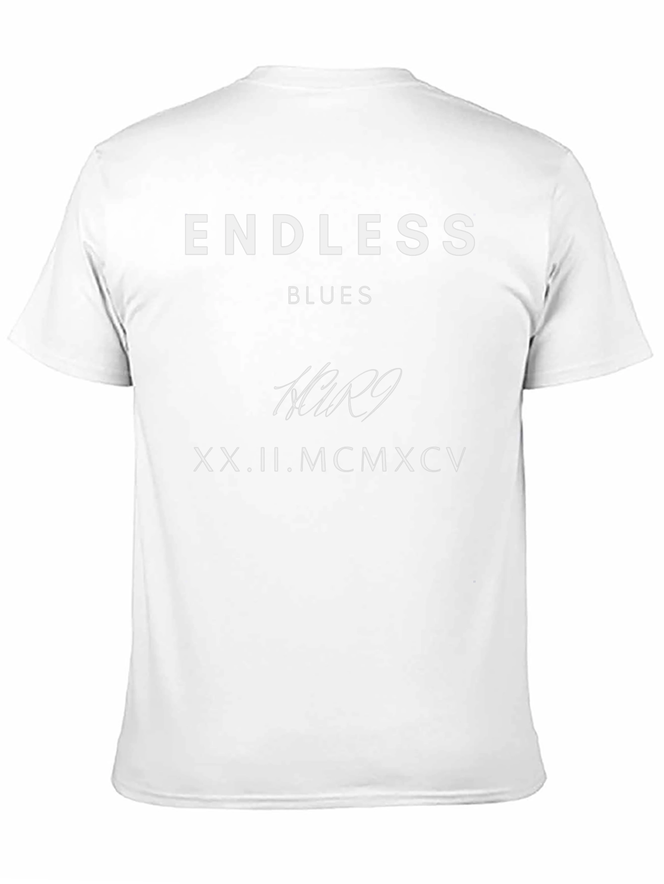 Black Endless Blues Graphic Tee - Unisex Black T-Shirt view 11