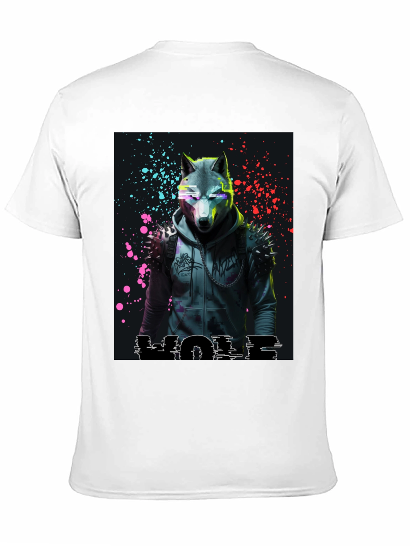 Black Wolf Graphic Tee - Urban Style view 11