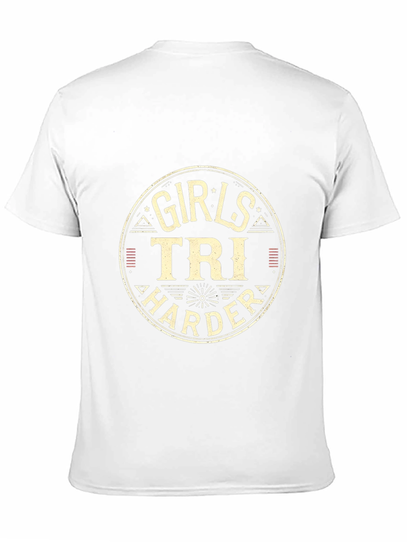 Girls Tri Harder Black T-Shirt - 11