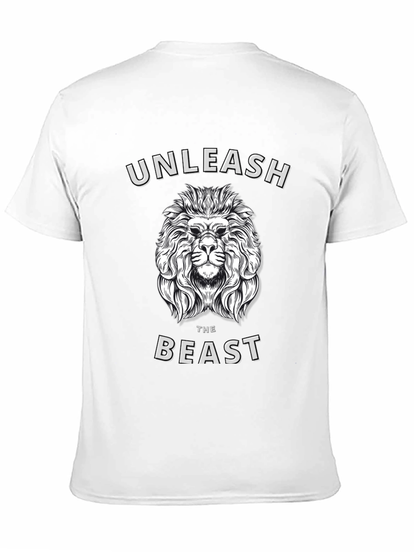 Black Unleash the Beast Lion Graphic T-Shirt - Mens view 11