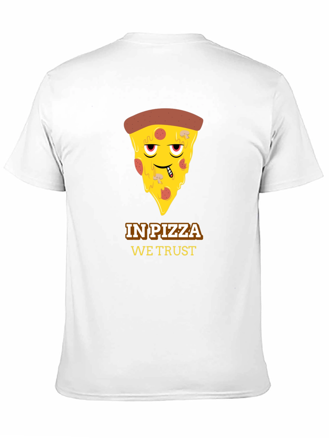Black In Pizza We Trust Black Graphic Tee view 11